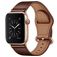 Mobigear Venezia Leather Apple Watch Strap Buckle closure - 42/41/40/38 mm - Brown