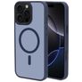 Mobiparts Hardcover iPhone 16 Pro Max MagSafe Hardcase Back cover - Satin Blue