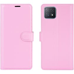 Mobigear Classic OPPO A73 5G Knížkové pouzdro Peněženka - Růžová