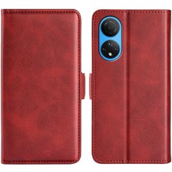 Mobigear Slim Magnet HONOR X7 Funda tipo libro Cartera - Rojo