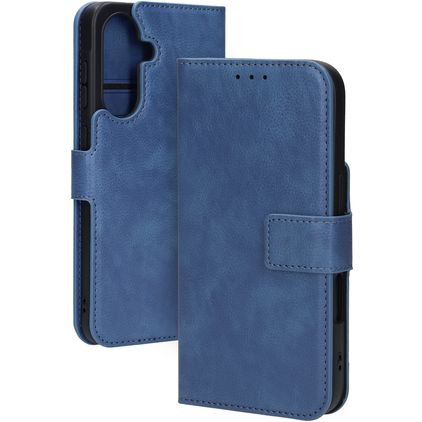 Mobiparts Classic Wallet Samsung Galaxy A36 MagSafe Knížkové pouzdro - Steel Blue