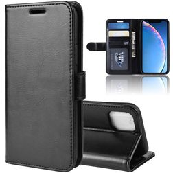 Mobigear Wallet iPhone 11 Capa livro Carteira - Preto