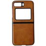 Mobigear Excellent Motorola Razr (2022) Hårdt Bagsidecover - Brun