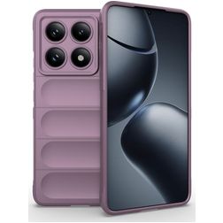 Mobigear Bumpy Xiaomi 14T Pro Flexibel TPU Skal - Lila