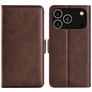 Mobigear Slim Magnet iPhone 17 Pro Cover a libro portafoglio - Marrone
