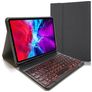 Mobigear Keys iPad Pro 11 polegadas (2020) Capa livro com teclado Bluetooth QWERTY + Suporte para caneta stylus - Preto