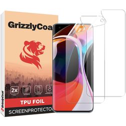 GrizzlyCoat Xiaomi Mi 10 Hidrogel TPU Protector de pantalla - Compatible con fundas + Marco de instalación (pack de 2)