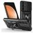 Mobigear Armor Ring Cam Slide Samsung Galaxy S25 FE Hardcase Back cover Antiurto con anello e copriobiettivo scorrevole - Nero