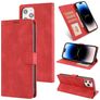 Mobigear Wallet iPhone 14 Pro Lompakkokotelo + Setelitasku - Punainen