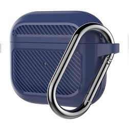 Mobigear Carbon Capa Silicone flexível para Apple AirPods 3 - Azul