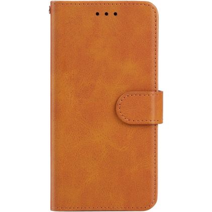 Mobigear Excellent HONOR 50 Lite Cover a libro portafoglio - Cognac