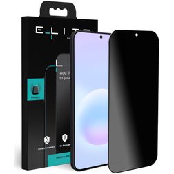 Elite Samsung Galaxy A57 Glas Skærmbeskytter Privacy - Case Friendly - Sort