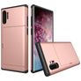 Mobigear Card Samsung Galaxy Note 10 Plus Hardcase Back cover Antiurto con portacarte - Oro rosa