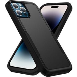 Mobigear Heavy Armor iPhone 14 Pro Hard Case Back cover Shockproof - Black
