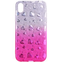Mobigear Design iPhone XS Max TPU flexible Carcasa - Magenta