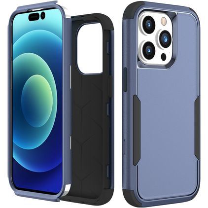 Mobigear Ultra Tough iPhone 15 Pro Hard Case Back cover Shockproof - Royal Blue
