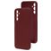 Mobiparts Samsung Galaxy A14 Silikone Bagsidecover - Plum Red
