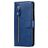 Mobigear Zipper Xiaomi Redmi Note 9 Knížkové pouzdro Peněženka - Modrá