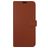 Valenta Gel Skin Samsung Galaxy A13 4G Pele genuína Capa livro Carteira - Castanho