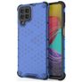 Mobigear Honeycomb Samsung Galaxy M53 Hard Case Back cover Shockproof - Blue