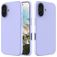 Mobigear Rubber Touch iPhone 16 Plus Silicone Capa traseira - Roxo