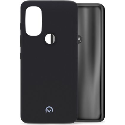 Mobilize Rubber Gelly Motorola Moto G71 5G Fleksibel TPU Bagsidecover - Matt Black