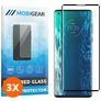 Mobigear Curved Motorola Edge (2020) Tempered Glass Screen Protector - Case Friendly - Black (3-Pack)