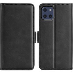 Mobigear Slim Magnet Samsung Galaxy A03 Lompakkokotelo + Setelitasku - Musta