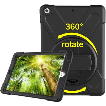 Mobigear SureGrip XGuard iPad 5 (2017) Fodral Hårdplast / Silikon Skal + Ställ - Svart