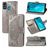 Mobigear Butterfly HONOR 9X Lite Plånboksfodral med sedelfack - Grå