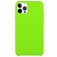 Mobigear Rubber Touch iPhone 15 Pro Silicone Capa traseira - Verde lima
