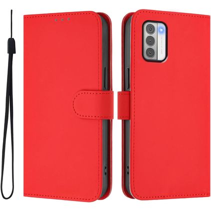 Mobigear Urban Wallet Nokia G42 Lompakkokotelo + Setelitasku - Punainen