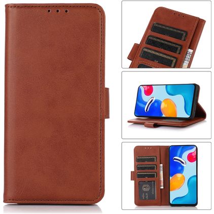 Mobigear Wallet Nokia C22 Cover a libro portafoglio - Marrone