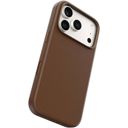 CARE by PanzerGlass SOLO iPhone 18 Pro MagSafe Back cover Shockproof - Brown