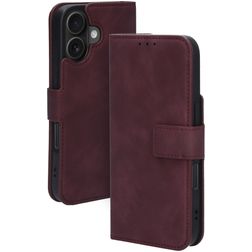 Mobiparts Classic Wallet MagSafe iPhone 16 Etui z klapką typu portfel - Velvet Red
