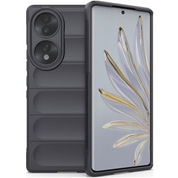 Mobigear Bumpy HONOR 70 TPU flessibile Back cover - Dark Grey