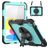 Mobigear SureGrip Xtreme iPad 10 (2022) Plastica rigida / Silicone Back cover + Tracolla + Supporto - Nero / Blu