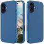 Mobigear Rubber Touch iPhone 16 Silikon Skal - Blå