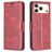 Mobigear Excellent iPhone 17 Pro Pungetui med Seddelrum - Rød