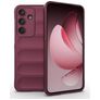 Mobigear Bumpy Samsung Galaxy S25 FE TPU flexível Capa traseira - Vermelho