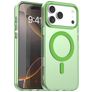 Mobigear Shockproof iPhone 18 Pro MagSafe Hårdt Bagsidecover - Grøn