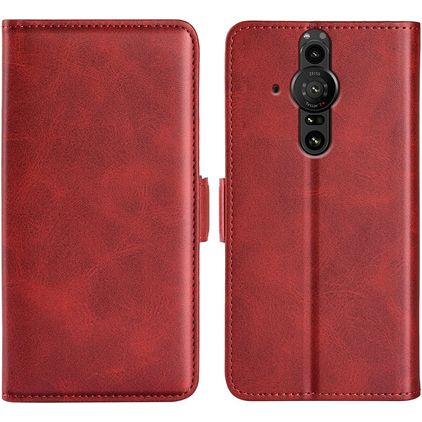 Mobigear Slim Magnet Sony Xperia Pro-I Wallet case - Red