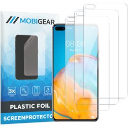 Mobigear Huawei P40 Protezione schermo in pellicola - Compatibile con le cover (confezione da 3)