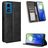 Mobigear Sensation Motorola Moto G04 Wallet case - Black