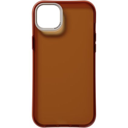Nudient Form iPhone 14 Plus Hårdt Bagsidecover Stødsikkert - Brun