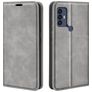 Mobigear Retro Slim TCL 30 SE Cover a libro portafoglio - Grigio
