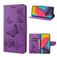 Mobigear Butterfly Samsung Galaxy M53 Lompakkokotelo + Setelitasku - Violetti