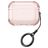 Mobigear Crystal Clip Capa TPU flexível para Apple AirPods Pro 3 - Rosa