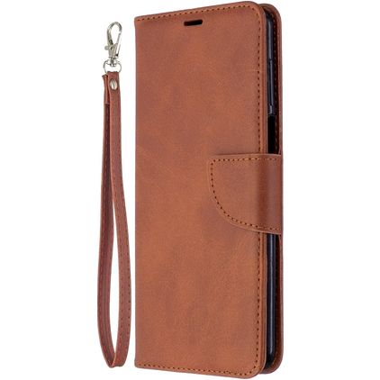 Mobigear Excellent Xiaomi Redmi Note 9 Pro Wallet case - Brown