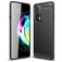 Mobigear Brushed Slim Motorola Edge 20 Fleksibel TPU Bagsidecover - Sort